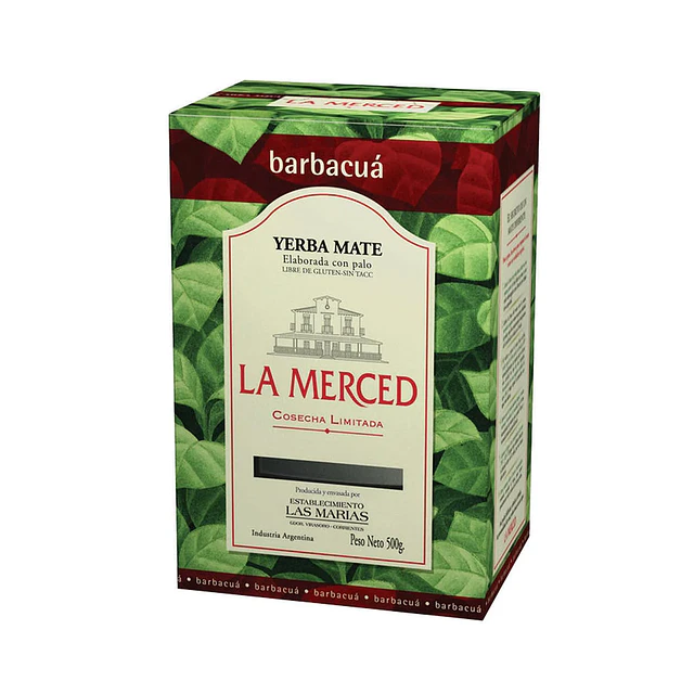 Yerba Mate La Merced con palo Barbacua 500 grs