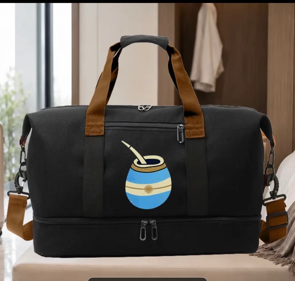 Bolso Matero Color Negro Modelo B27