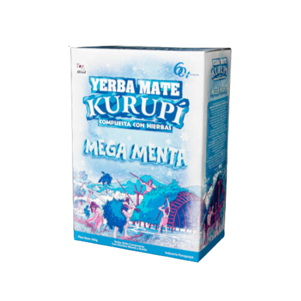 Yerba mate Kurupí Mega Menta 500grs