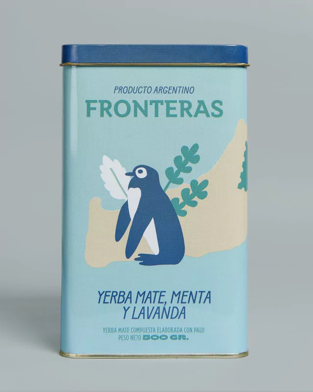 Fronteras Lata Yerba Mate 500gr / con Yerba Mate Incluida