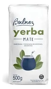 Yerba Mate Bulnez 500 Grs Con Palo Sin Tacc