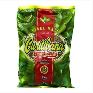 Yerba Mate Curitibana Tradicional Sin Palo 500 grs.