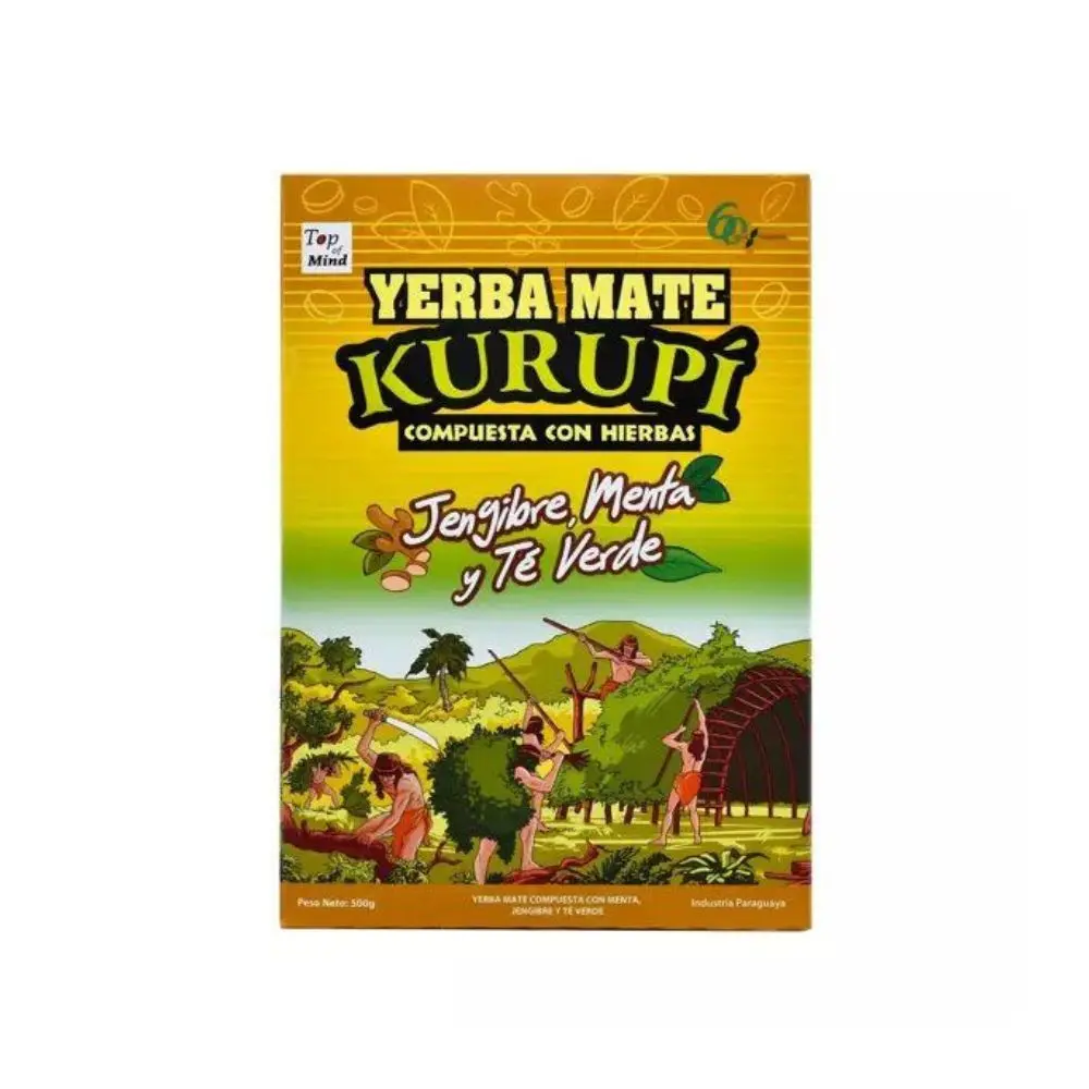 Kurupí Jengibre, menta y te verde 500 grs