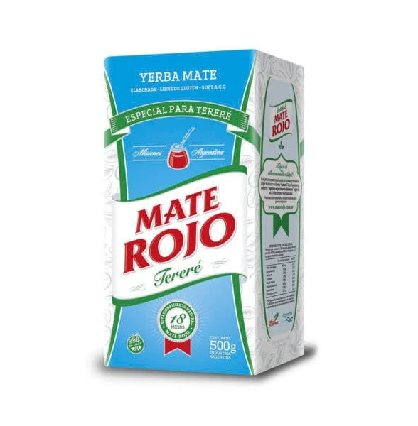 Yerba Mate -Mate Rojo Para Tereré 500Gr