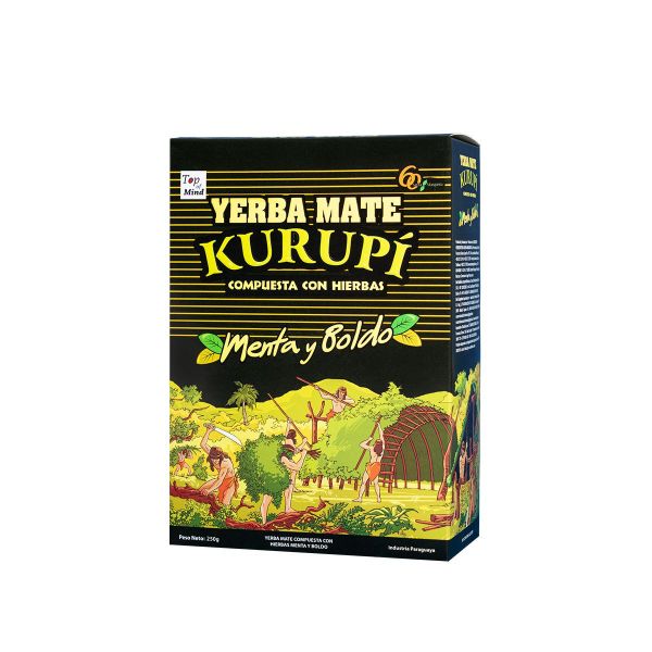 Yerba mate Kurupí Menta Boldo 500grs